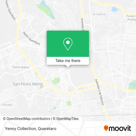 Yenny Collection map