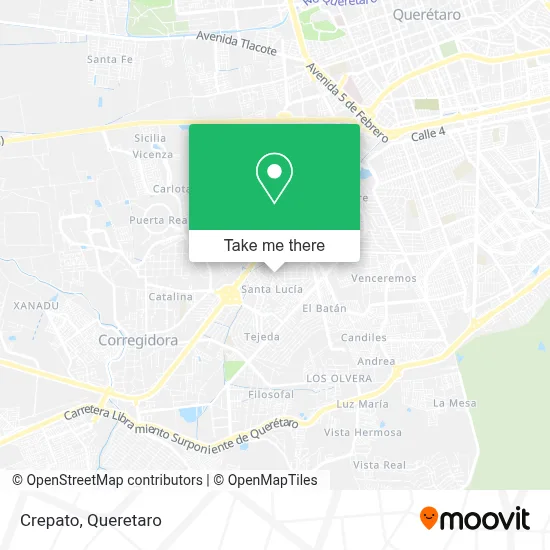 Crepato map
