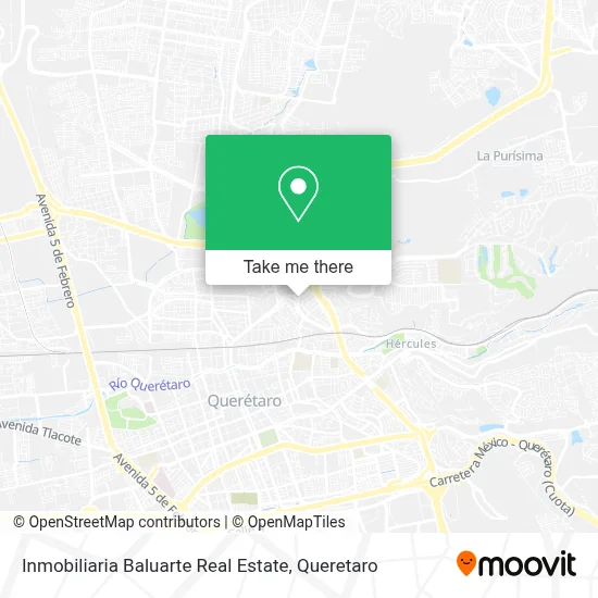 Mapa de Inmobiliaria Baluarte Real Estate