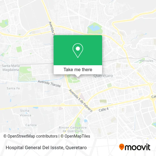Hospital General Del Issste map