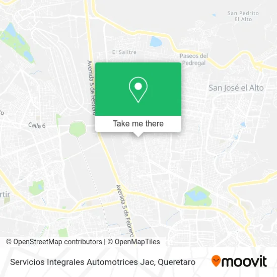 Servicios Integrales Automotrices Jac map