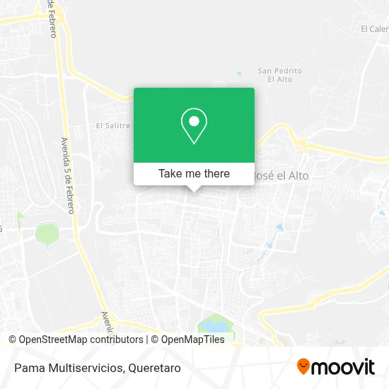 Pama Multiservicios map
