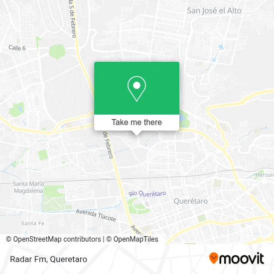 Radar Fm map