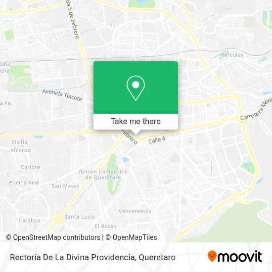 Rectoría De La Divina Providencia map