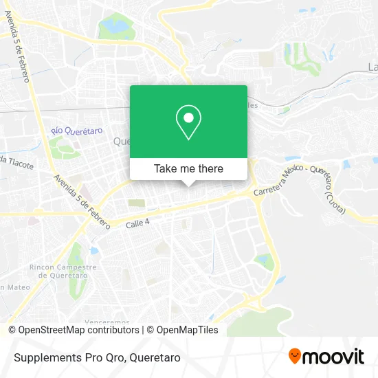 Supplements Pro Qro map