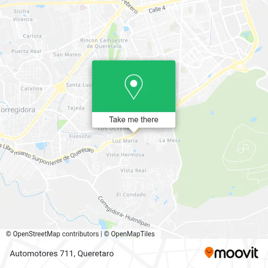 Automotores 711 map