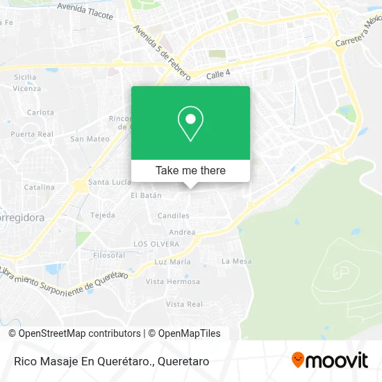 Rico Masaje En Querétaro. map