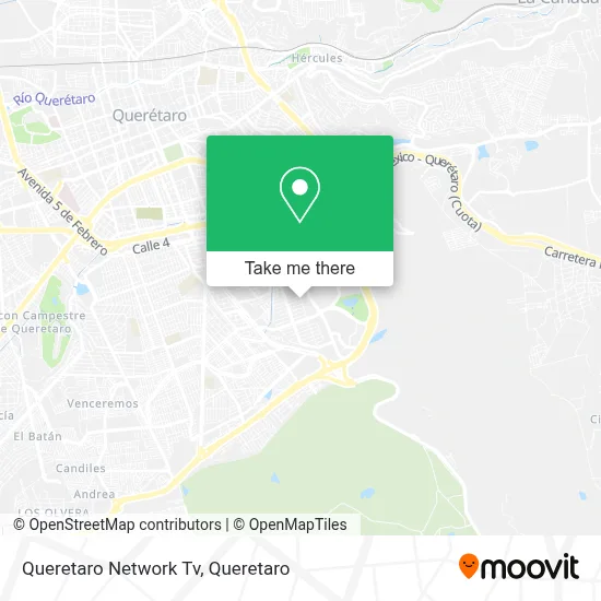 Queretaro Network Tv map