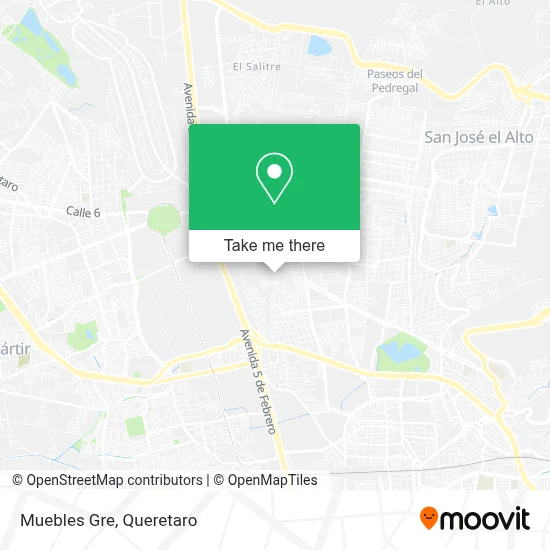 Muebles Gre map