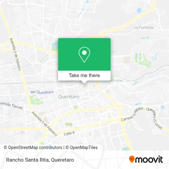 Rancho Santa Rita map