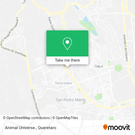 Animal Universe. map