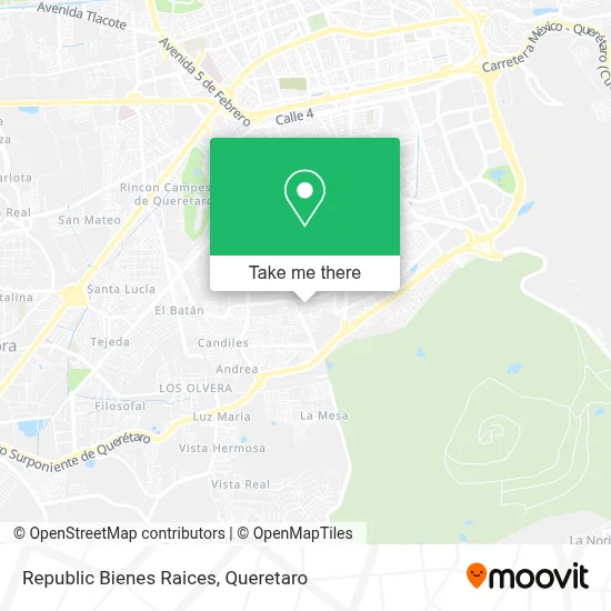 Republic Bienes Raices map
