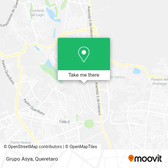 Grupo Asya map