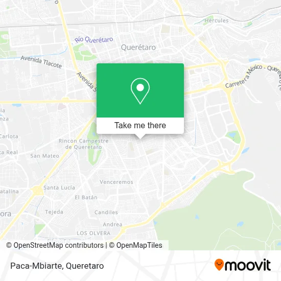 Paca-Mbiarte map