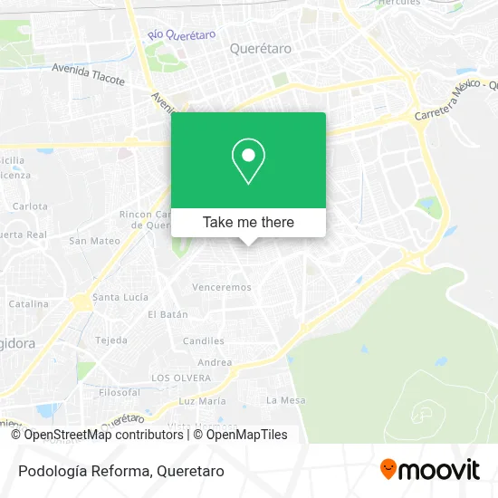 Podología Reforma map