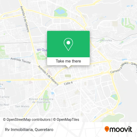 Rv Inmobiliaria map