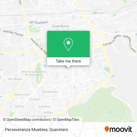Perseveranza Muebles map