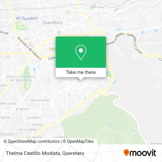 Thelma Castillo Modista map