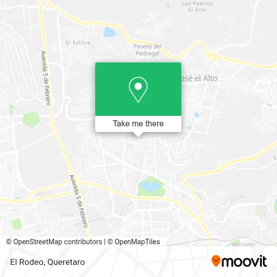 El Rodeo map