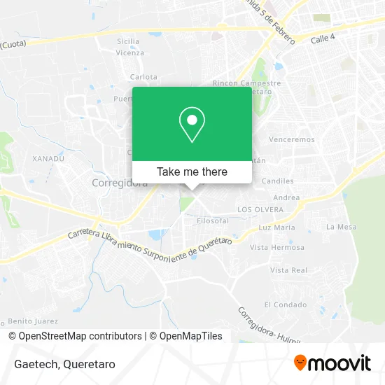 Gaetech map