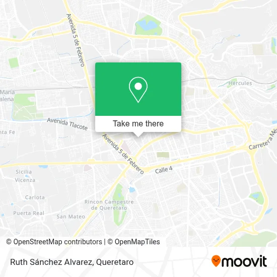 Ruth Sánchez Alvarez map