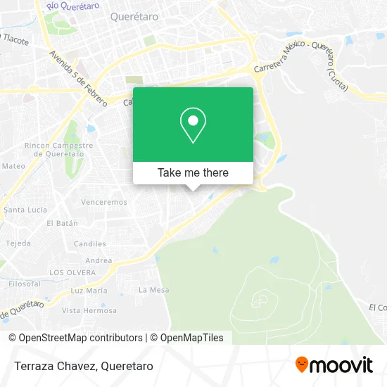 Terraza Chavez map