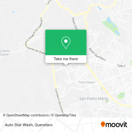 Auto Star Wash map