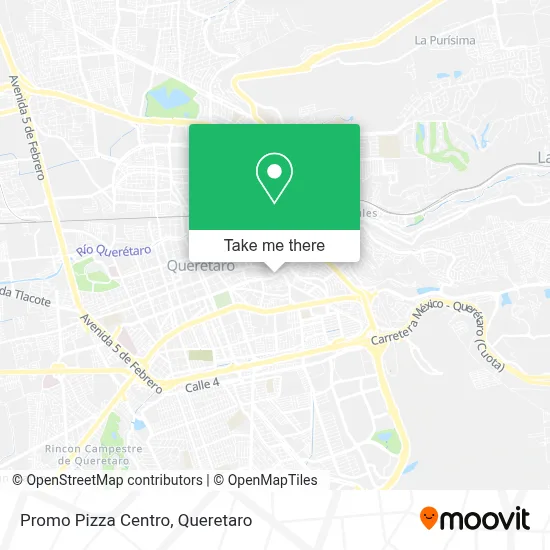 Promo Pizza Centro map