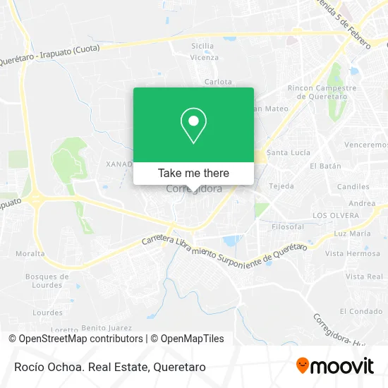 Rocío Ochoa. Real Estate map