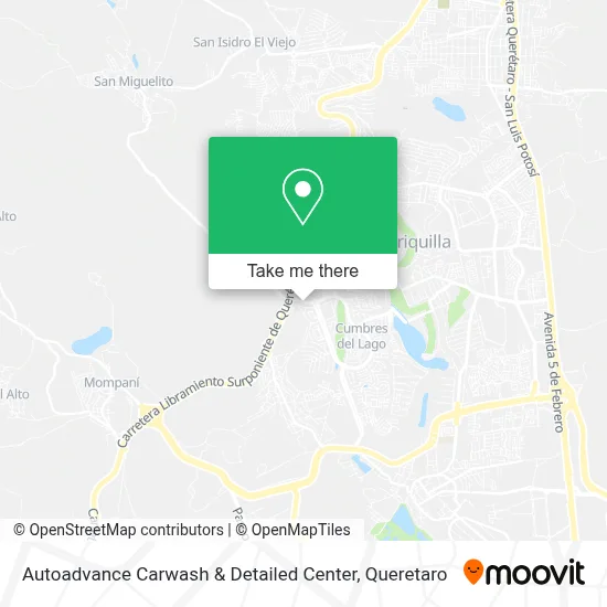 Autoadvance Carwash & Detailed Center map