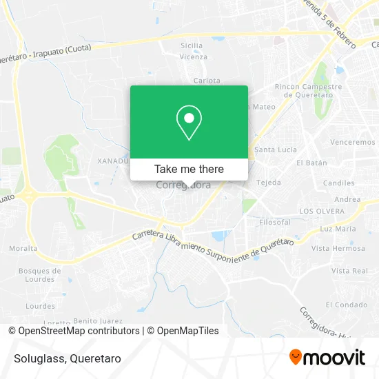 Soluglass map