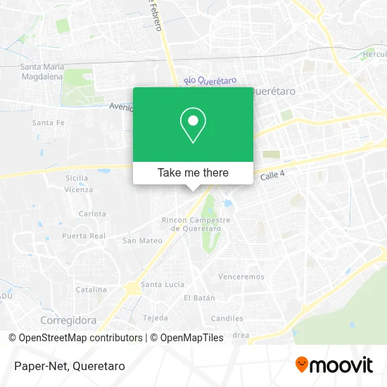 Paper-Net map