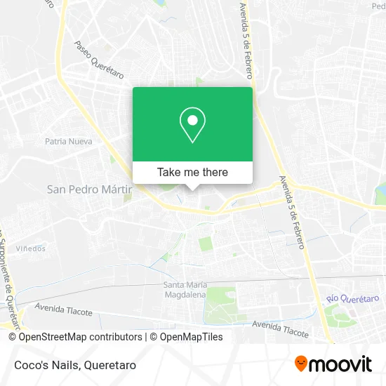 Coco's Nails map