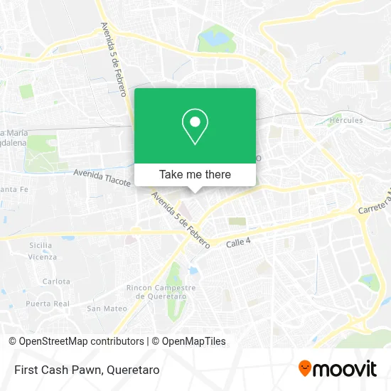 First Cash Pawn map