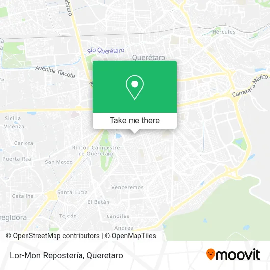 Lor-Mon Repostería map