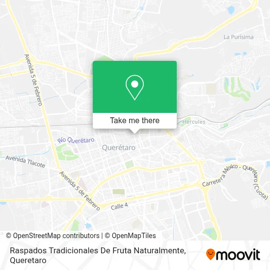Raspados Tradicionales De Fruta Naturalmente map
