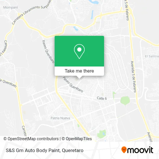 S&S Gm Auto Body Paint map