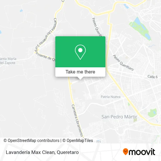 Lavandería Max Clean map
