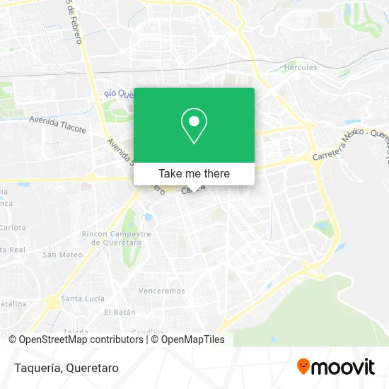 Taquería map