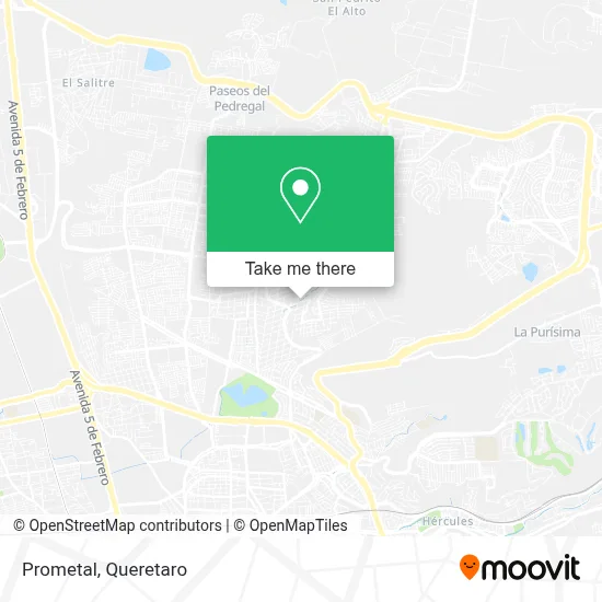 Prometal map