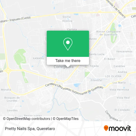 Pretty Nails Spa map