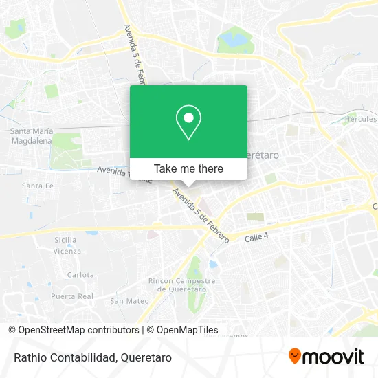 Mapa de Rathio Contabilidad