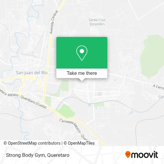 Strong Body Gym map