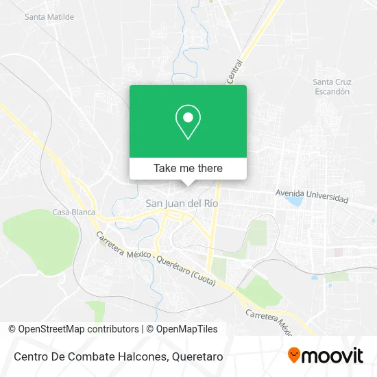 Centro De Combate Halcones map