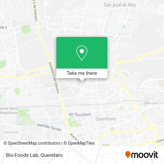 Bio-Foods Lab map