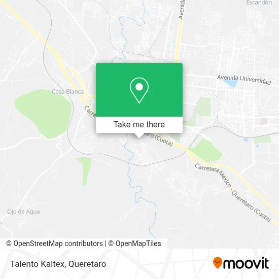 Talento Kaltex map