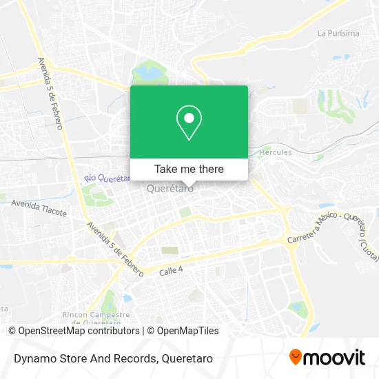 Dynamo Store And Records map