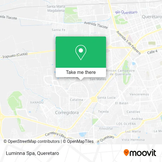 Luminna Spa map