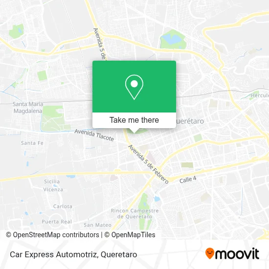 Car Express Automotriz map