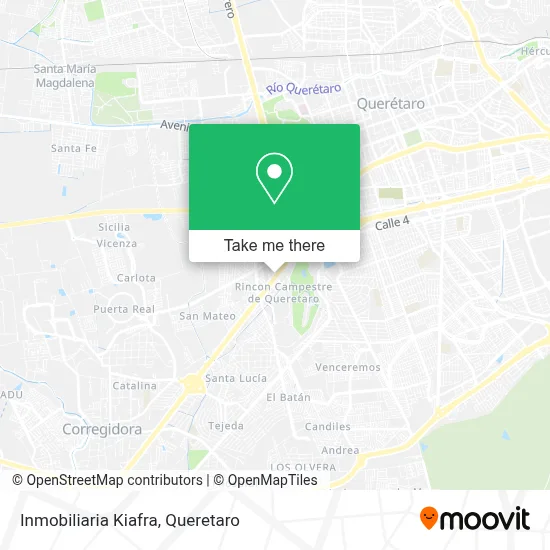Inmobiliaria Kiafra map